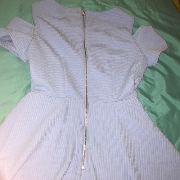 Blue dress ONLY WORN ONCE PERFECT CONDITION - Picture 5 of 6